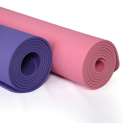 Cuboid Anti Tears 4mm TPE Pvc Yoga Mat For Gymnastics Pilates