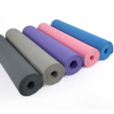 Cuboid Anti Tears 4mm TPE Pvc Yoga Mat For Gymnastics Pilates