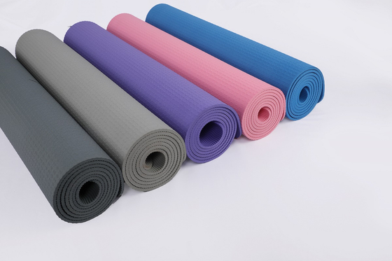 Cuboid Anti Tears 4mm TPE Pvc Yoga Mat For Gymnastics Pilates