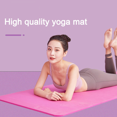 Gym Pilates Yoga NBR Fitness Mat Thick Anti Slip Custom Logo Durable