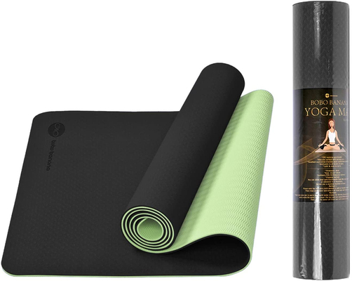 Exercises TPE Yoga Mat Non Slip Eco Friendly With Carrying Strap