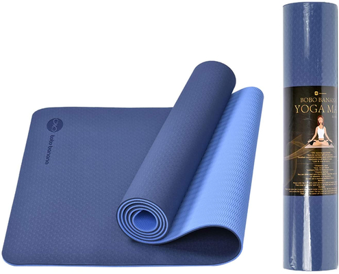 Exercises TPE Yoga Mat Non Slip Eco Friendly With Carrying Strap