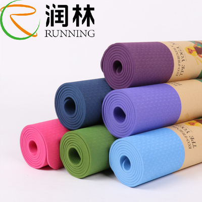 New Design Purple Custom Tpe Yoga Mat Eco Friendly 183*61cm