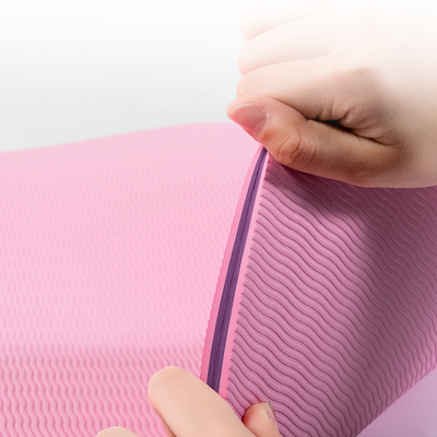 SPORTS Thick Tpe Yoga Mat Non Slip Logo customized With Strap