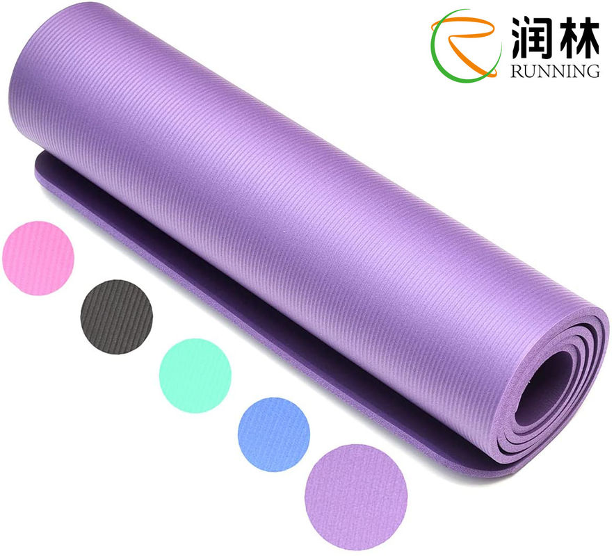 Comfort Foam 10mm NBR Anti Slip Yoga Mat For Pilates Exercise