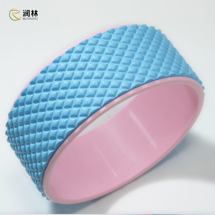 Sports Yoga Roller Wheel PP TPE Material For Back Pain , Stretching