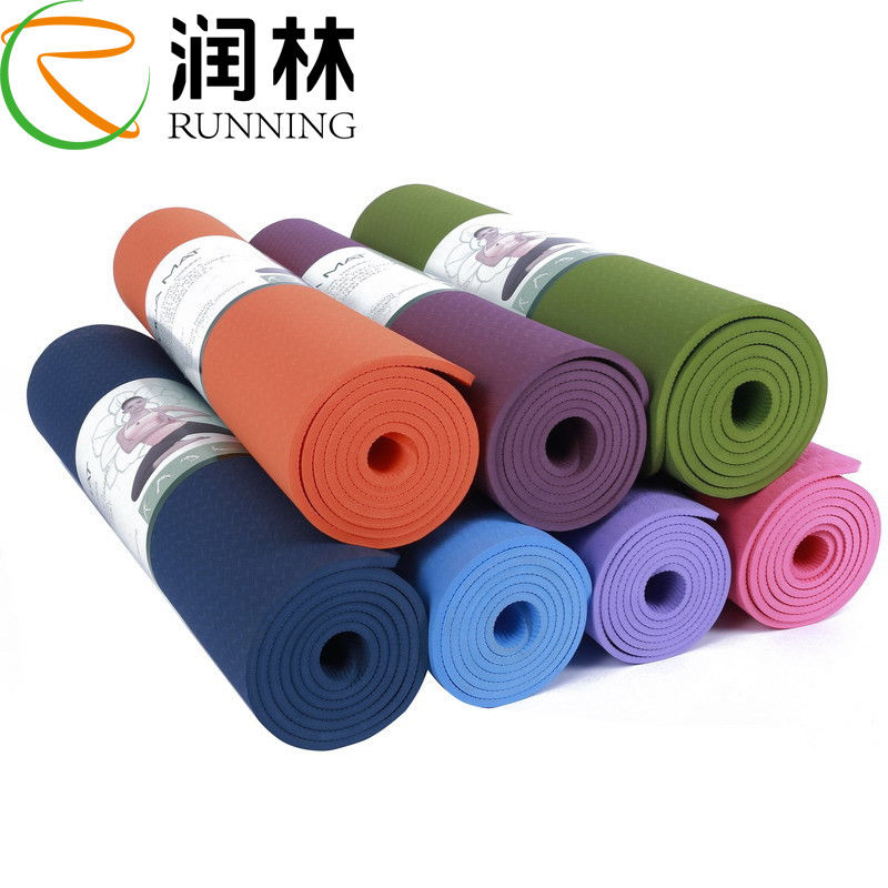 PVC Colorful Fitness Yoga Mat Roller With Custom Printed
