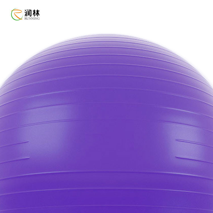 PVC Material Yoga Pilates Exercise Stability Ball for Core Training Physical Therapy