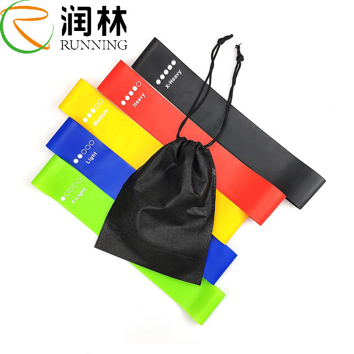 Latex Gym Exercise Theraband Resistance Pull Up Bands Loop Set Long Fitness Band