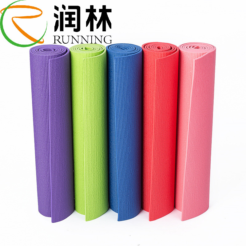 High Density Skid Prevention PVC Extension Mat Linen Yoga Mat